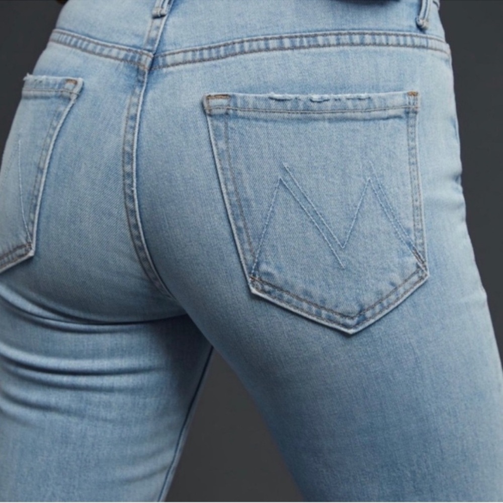 MOTHER Denim the weekender flare jeans blessing in disguise size 10 - Picture 3 of 10